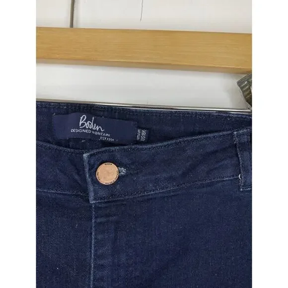 Boden Marylebone Slim Bootcut Women's Sz US 16R Dark Wash Jeans Pants - Picture 4 of 9